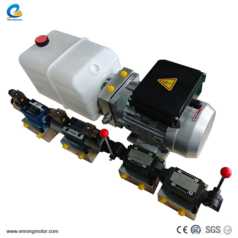 Unidad de grupo de cuatro válvulas de 220 V, 0,75 KW y 5 L