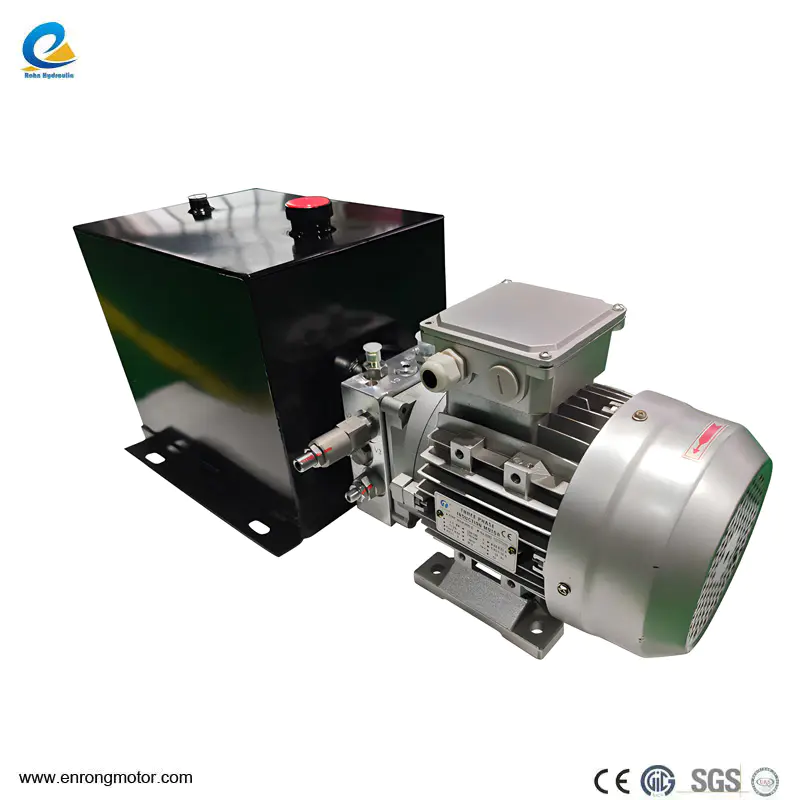 380V 1.5kW Unidad de potencia 16L para plataforma de carga y descarga hidráulica